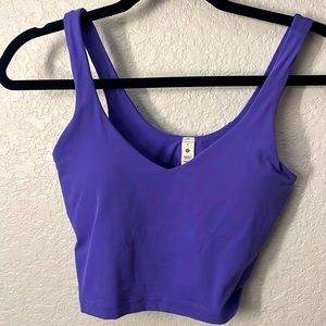 align tank from Lululemon. size 4 color purple